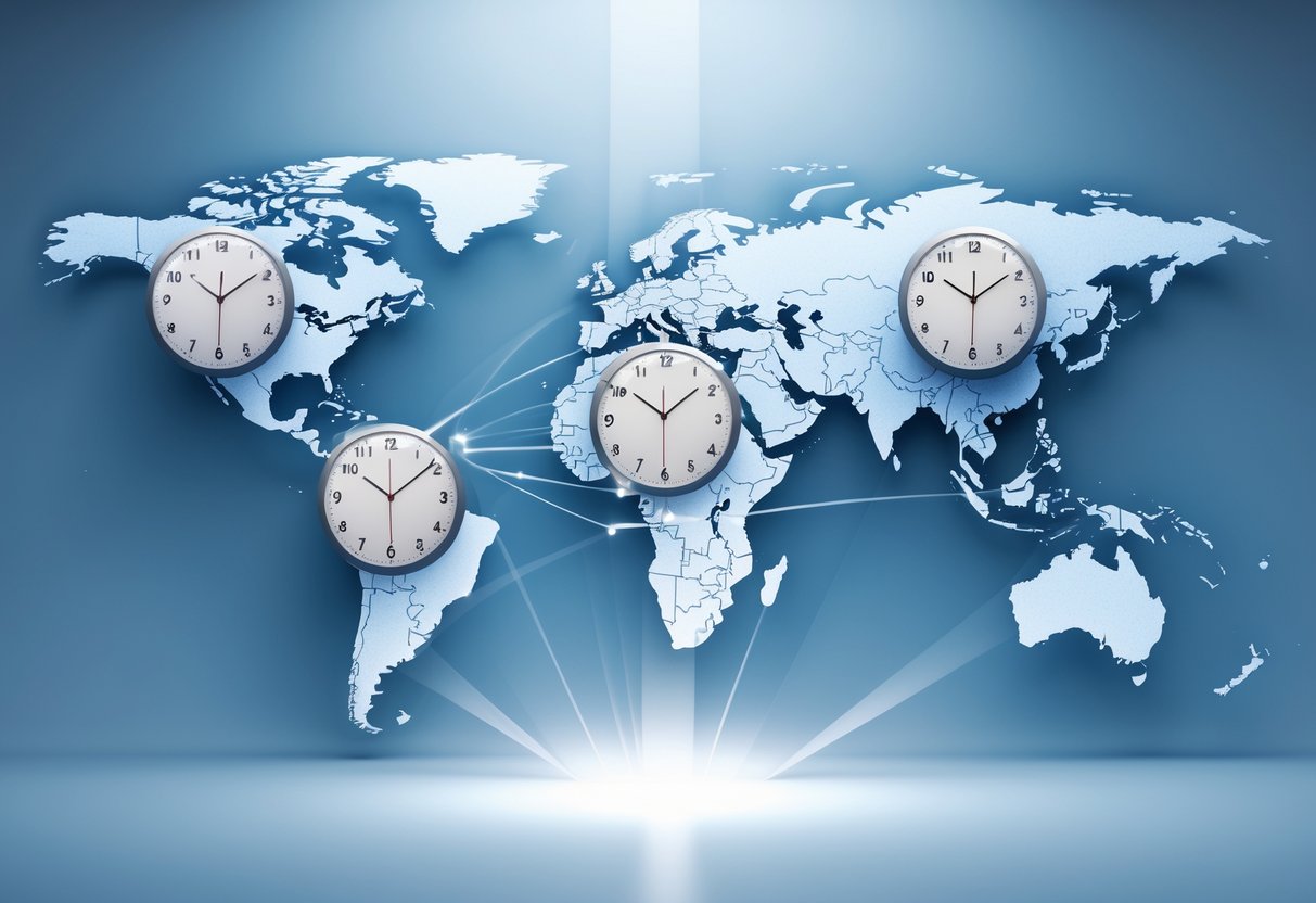 Aktuel tid i hele verden sådan hænger det sammen